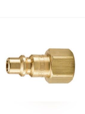 (14) Parker H3C Non Valved Pneumatic Quick Connect Nipple 1/4 NPT Female Steel